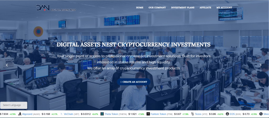 DIGITAL ASSETS NEST Reviews: Real Investment or Scam?