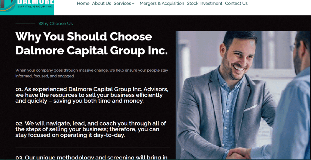 DALMORE CAPITAL GROUP INC Review: Is DALMORE CAPITAL GROUP INC Legit or a Scam?