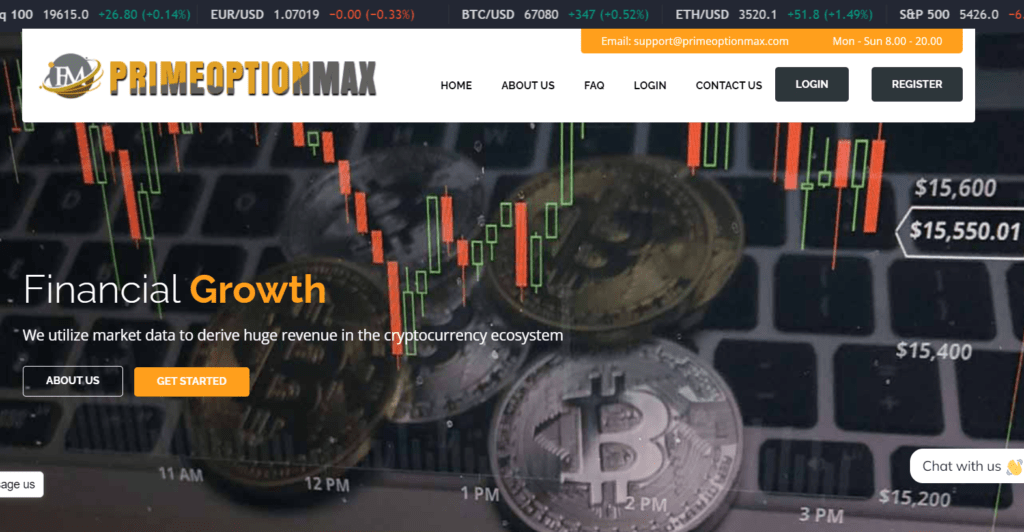 PRIMEOPTIONMAX Review: Is primeoptionmax.com Legit or a Scam?