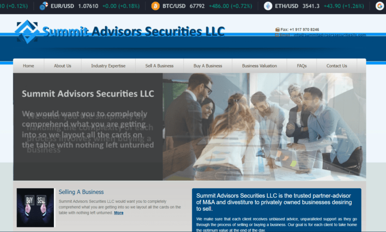 SUMMIT ADVISORS SECURITIES LLC Reviews: Genuine Service or Scam?